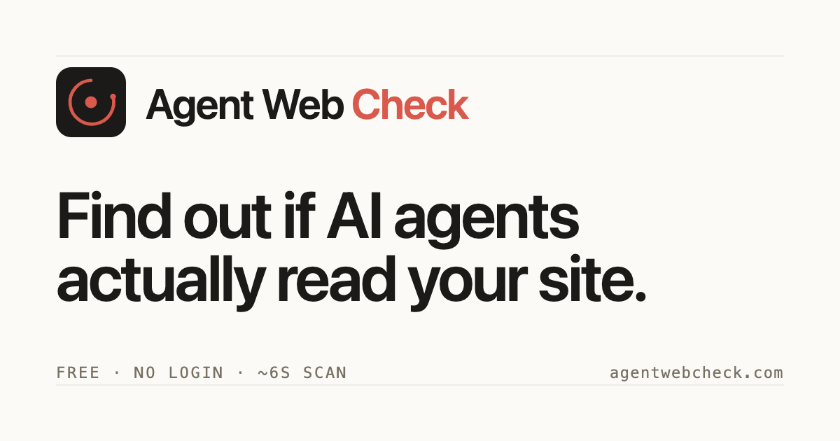 Agent Web Check
